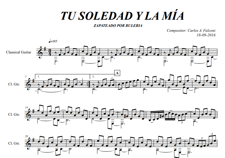 Tu soledad y la mía (Zapateado)